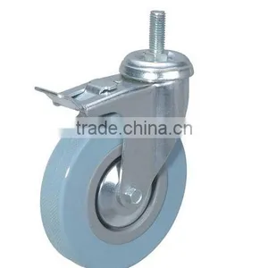 Grey Rubber Caster thumbnail-1