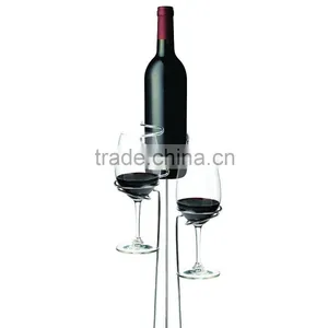 New Design Stainless Steel Beach Picnic Wine Bottle and Glass Stakes thumbnail-2