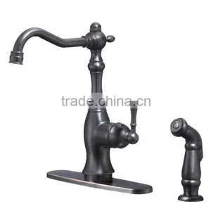 Oil Rubbed Bronze Commercial Style Kitchen Faucet With Spray 8662-ORB thumbnail-1