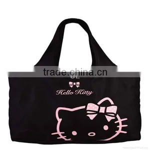 Black Reusable SHopping Bag thumbnail-1
