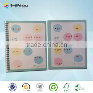 High Quality Best Sell Fashionable Beautiful Notebook Printing thumbnail-1