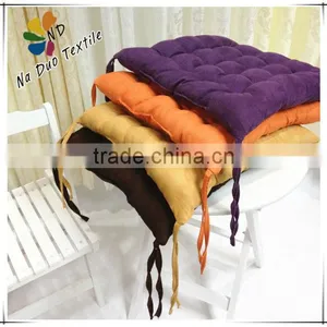 100% Polyerster Suede Chair Pad/china Cushion thumbnail-1
