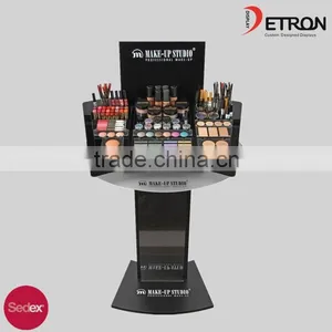 Customized Retail Corrugated Acrylic Cosmetic Display Unit thumbnail-1