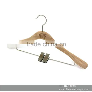 Wide Shoulder Garment Hanger for Skirt, Suit , Clothes Hanger for Jacket, Wooden Hanger for Closet, Display thumbnail-5