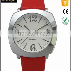 LOGO Custom Fashin Leather Watch Stainless Steel Back Women thumbnail-3