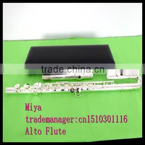 Alto Flute With Cupronickel Body and Silver Plated In G Tone thumbnail-1
