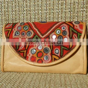 Real Leather Hand Made Banjara Fabrics Leather Wallets & Purses thumbnail-4