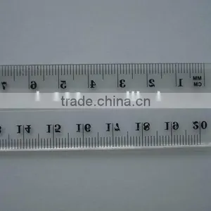 Wholesale Transparent 12' 30cm Plastic Ruler thumbnail-4