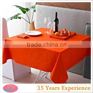 Plain Dyed Oxford Table Cloth Polyester Table Linen thumbnail-1