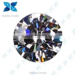 Round Brilliant Cut White Korean Cubic Zirconia cz Stones for Jewelry thumbnail-1