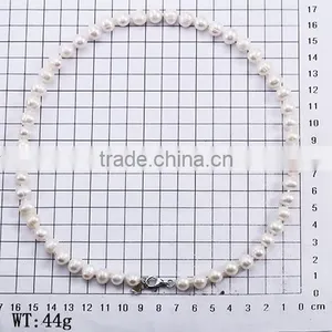 Graceful !Charming ! Fashion Design ! Latest Natural White Pearl Necklace for Christmas thumbnail-2