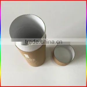 Kraft Paper Tube/cylindrical Paper Packaging With White Printing thumbnail-3