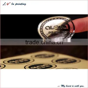 Custom High Quality Transparent Embossed Pvc Adhensive Label Sticker With Custom Stamp Wholesale thumbnail-1