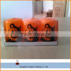 2016 Flameless Halloween Pillar Candles thumbnail-1