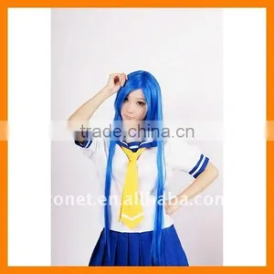 Fashion 100CM LONG DARK BLUE BLACK StraightCOSPLAYW, IGdolls,Clannad thumbnail-1