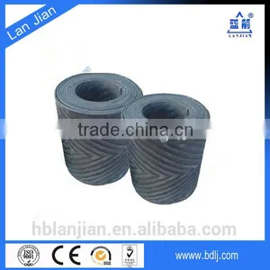 EP NN CC V Chevron/ Patterned Conveyor Belt for Packaged Materials thumbnail-1