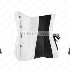 Hot Sale Heavy Brocade Fabric Full Steel Boned Tight Lacing Back Support Corset thumbnail-5