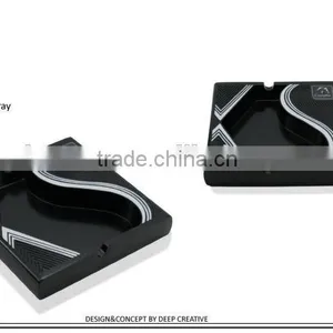 Super Quality Table Ashtray, Zinc Alloy Ashtray, Square Ashtray thumbnail-1
