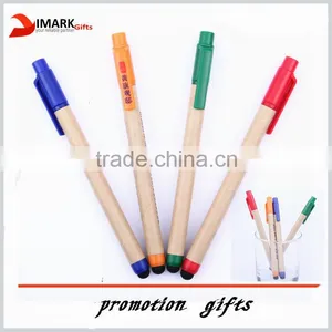 Promotional Wooden Pen With Stylus Touch Cover Pen thumbnail-1