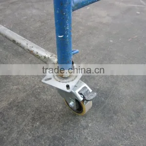 Rubber Wheel Caster Wheel Swivel or Swivel With Lock or Double Locks thumbnail-6