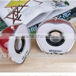 A.PPLE Shape USB2.0 Factory Mini Speaker With Light thumbnail-3