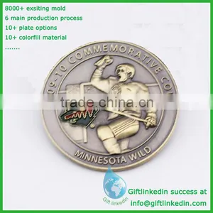 Custom Engraved Metal Coins/China Wholesale 3D Masonic Coin thumbnail-1