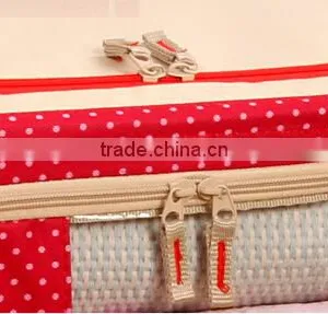 FH-CL0044 Popular Style Polka Dot Fabric Oxford Clothes Storage Box thumbnail-5