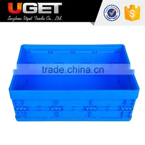 China Manufacture Wholesale Plastic Collapsible Storage Container Crate thumbnail-4