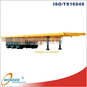 Factory Price 40 Foot Flatbed Trailer for Sale thumbnail-1