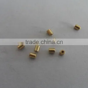 Customized High Precision CNC Turning Micro Electronic Brass Nut Parts thumbnail-2