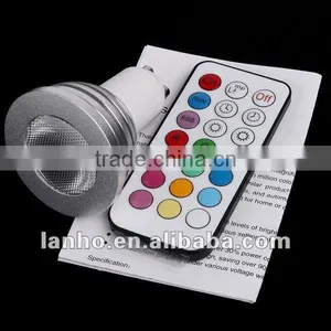 4W GU10 LED RGB Light Color Change Bulb Lamp + Remote Control 2 Million Colors thumbnail-1