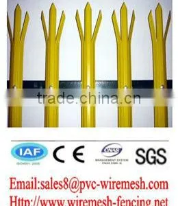 Electric Galvanized+PVC Coated CE&ISO Certificated Euro Fence/palisade Fence(pro Manufacturer) thumbnail-1