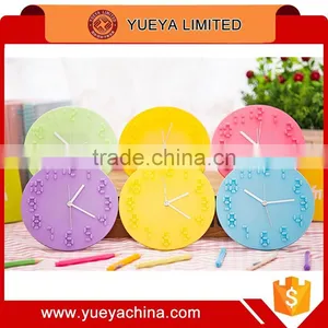 Fashion Modern Round Candy Color Alarm Clock Tic Tok Clock thumbnail-1