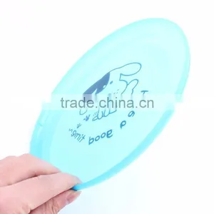 Plastic Cartoon Dog Flying Discs Printing Plastic Pet Frisbee Small Size 20cm thumbnail-4