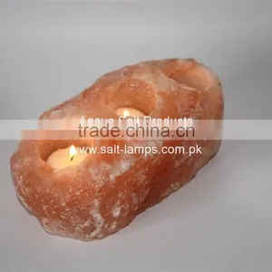 Himalayan Salt Tea Light Holders/Himalayan Salt Candle Holders/ Natural Salt thumbnail-5