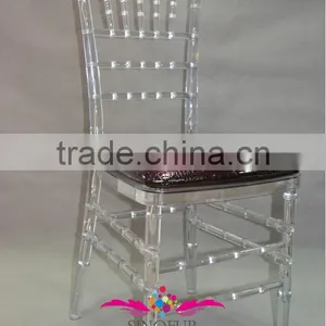 Wholesale Cheap Clear Chiavari Chair, Ice Plastic Chiavari Chair thumbnail-1