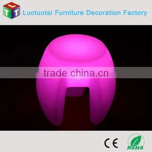 Manufacturer Die40*H40CM 3 Legs PE Bar Chair With Remote Control 16 Mix Changeable Colors thumbnail-4