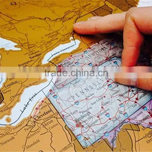 Scratch USA Scratch off Places You Travel America (US) Detailed Cartography Including US States thumbnail-2