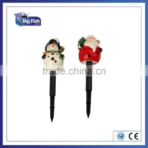 Christmas Ceramic Solar LED Stake Light Pin Lamp thumbnail-1