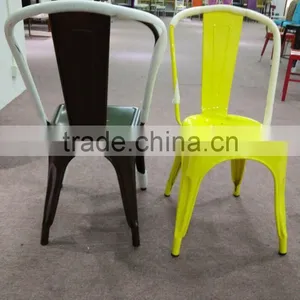 Vintage Industrial Chair Iron Chair With Garden Furniture thumbnail-4