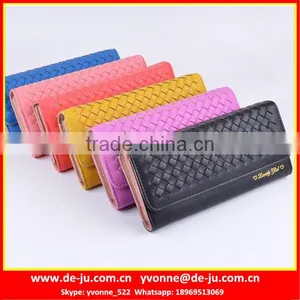 Weave Cover Women Passport Travel Wallet thumbnail-1
