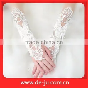 White Decoration Bridal Gloves Wedding Accessories Bride thumbnail-1