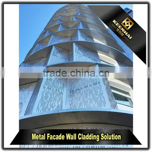 Laser Cutting Aluminium Decorative Exterior Metal Wall Panels for Building thumbnail-5