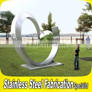 Stainless Steel Sculpture Metal Fish Sculpture Outdoor Sculpture thumbnail-6