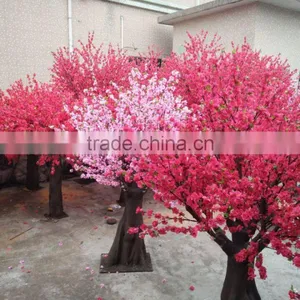 Artificial Peach Blossom Flower Tree for Graden Decoration thumbnail-1