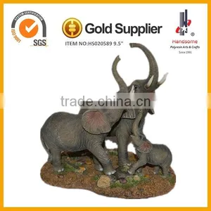 14 Inch Home Decoration Souvenir Brass Imitating Elephant Animal Statue thumbnail-3