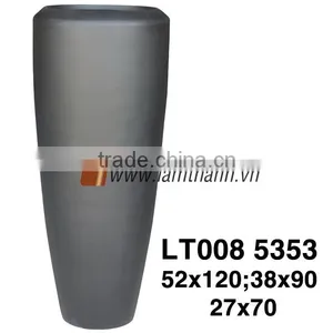 Southern Vietnam Producer Rustic Home Decor High Poly Stone Vase thumbnail-1