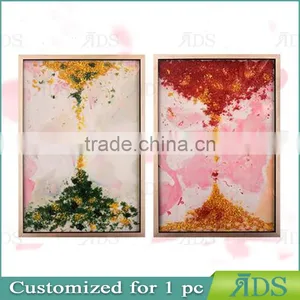 Framed Handmade Saw Dust Shadow Box Wall Art thumbnail-1