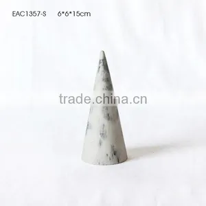 Eco-friendly Modern Simple Cone Concrete Ornament for Living Room / Garden thumbnail-4