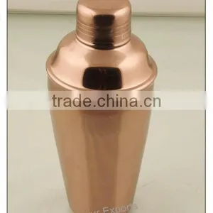 Stainless Steel Cocktail Shaker - Copper Finish thumbnail-1
